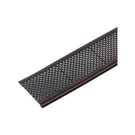 Amerimax 86379 Rigid Gutter Filter, 3 ft L, PVC, Brown