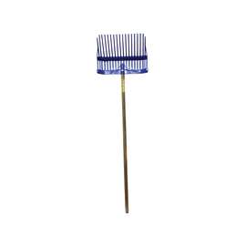 FORTEX-FORTIFLEX 1308100 Stall Fork, Plastic Tine, Blue
