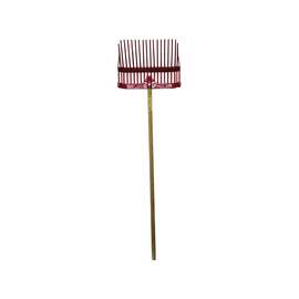 FORTEX-FORTIFLEX 1308102 Stall Fork, Plastic Tine, Red