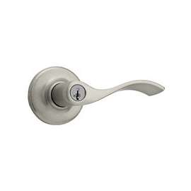 Kwikset 94050-549 Keyed Entry Lever, Keyed Key, 3 Grade, Satin Nickel