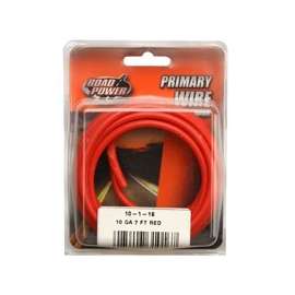 CCI Road Power 55672133/10-1-16 Electrical Wire, 10 AWG, 25 VAC, 60 VDC, Copper Conductor, Red Sheath
