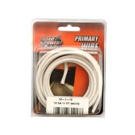 CCI Road Power 55671433/12-1-17 Electrical Wire, 12 AWG, 25 VAC, 60 VDC, Copper Conductor, White Sheath