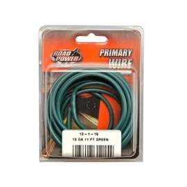CCI Road Power 55678933/12-1-15 Electrical Wire, 12 AWG, 25 VAC, 60 VDC, Copper Conductor, Green Sheath
