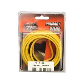 CCI Road Power 55671733/12-1-14 Electrical Wire, 12 AWG, 25 VAC, 60 VDC, Copper Conductor, Yellow Sheath