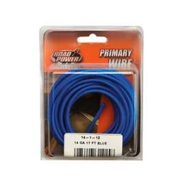 CCI Road Power 55669433/14-1-12 Electrical Wire, 14 AWG, 25 VAC, 60 VDC, Copper Conductor, Blue Sheath