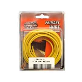 CCI Road Power 55670833/14-1-14 Electrical Wire, 14 AWG, 25 VAC, 60 VDC, Copper Conductor, Yellow Sheath