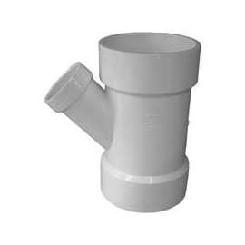 GENOVA 71042 Pipe Wye, 4 in Hub, 4 in, 2 in