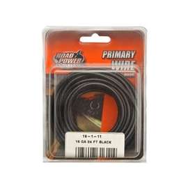 CCI Road Power 55666633/16-1-11 Electrical Wire, 16 AWG, 25 VAC, 60 VDC, Copper Conductor, Black Sheath