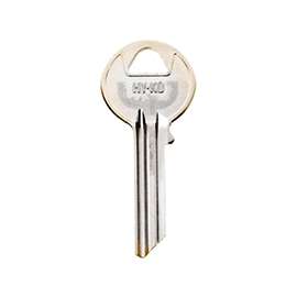 Hy-Ko 11010Y54 Key Blank, Brass, Nickel Plated