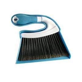 Quickie 446-3/48 Mini Sweep and Dustpan, 8 in L, Plastic