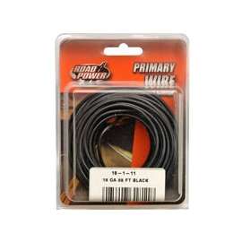 CCI Road Power 55667333/18-1-11 Electrical Wire, 18 AWG, 25 VAC, 60 VDC, Copper Conductor, Black Sheath