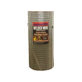 Jackson Wire 10041514 Welded Garden Fence, 14 ga, 10 ft L, 24 in H, Galvanized