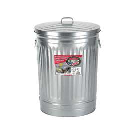 Behrens 1270 Trash Can, 31 gal Capacity, 21 in H, Steel