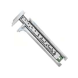 GENERAL 132ME Slide Caliper, SAE, 0 to 3 in, Steel