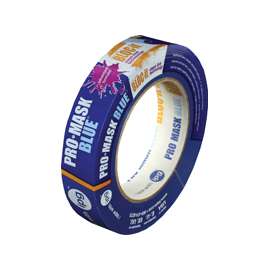 IPG 9531-1 Specialty Masking Tape, 60 yd L, 0.94 in W, 5-1/2 mil Thick, Synthetic Rubber Adhesive, Blue
