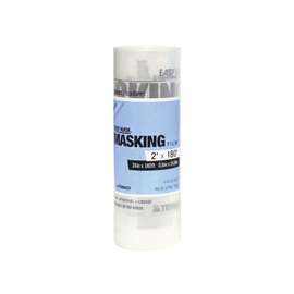 Trimaco EasyMask 62480 Self-Adhering Masking Film, 180 ft L, 24 in W, 0.4 mil Thick