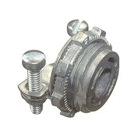 Halex 90570 Clamp Combination Connector, 3/8 in, Zinc