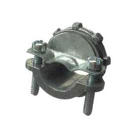 Halex 90510 Clamp Connector, 3/8 in, Zinc