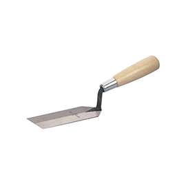 Marshalltown 56 Margin Trowel, Tempered Blade, Wood Handle