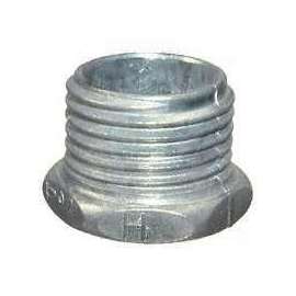 Halex 90702 Conduit Chase Nipple, 3/4 in, Threaded, Zinc