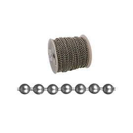 Campbell 0713627 Ball Chain, 11 lb Working Load Limit, 36, Chrome
