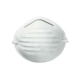 Nuisance Disposable Dust Mask, Nose/Mouth, White, One Size