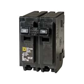 Square D Homeline HOM240C Miniature Circuit Breaker, 120/240 V, Thermal Magnetic Trip, Plug-In Mounting