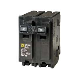 Square D Homeline HOM260C Miniature Circuit Breaker, 120/240 V, Thermal Magnetic Trip, Plug-In Mounting