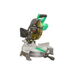 HITACHI C10FCH2 Miter Saw with Laser Marker, 1-5/8 x 5-21/32 in Cutting, 10 in Dia Blade, 1-Speed