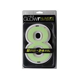 Glowr GLOWR8-U House Number, Character 8, Neon Green Character