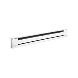 TPI 2900S Series H2910-048SW Baseboard Heater, 3413/2550 Btu/hr, 208/240 V, 4.2/3.6 A, White