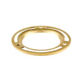 Oatey 43551 Replacement Closet Flange Ring, 4 in, Brass