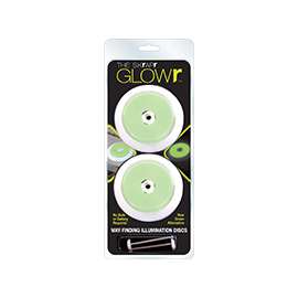 Glowr GLOWRDU Illumination Disc, Green Reflector