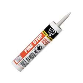DAP Fire Stop 18806 Silicone Sealant, Limestone Gray, 10.1 oz Cartridge