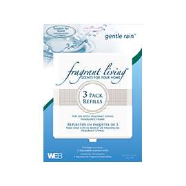 WEB Fragrant Living WSDR-GR Air Freshener, Gentle Rain