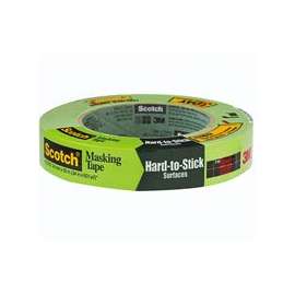 Scotch 2060-24AP Rough Masking Tape, 60 yd L, .94 in W, 6 mil Thick, Very Strong Adhesive, Green