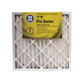 True Blue PRO220202 Pleated Air Filter, 20 in L, 20 in W, 7 MERV