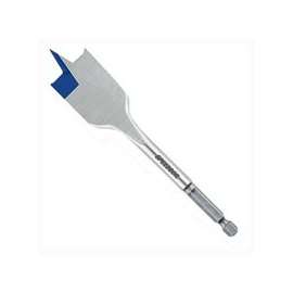 IRWIN 87916 Spade Drill Bit, Flat Flute, Hex Shank, 1/4 in Dia Shank