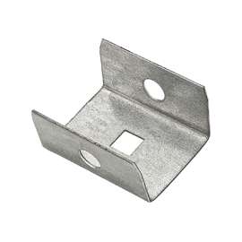 National Hardware N104-307 Box Rail End Cap, Steel, Galvanized