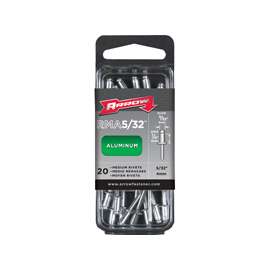 Arrow RMA5/32IP Medium Pop Rivet, 1/4 in L, Aluminum