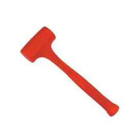 STANLEY Compo-Cast 57-533 Non-Sparking Dead Blow Hammer, 42 oz Head, Steel Head, 14-1/4 in OAL, Orange Handle