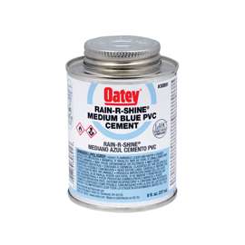 Oatey Rain-R-Shine 30891 Solvent Cement, Blue, 8 oz Can