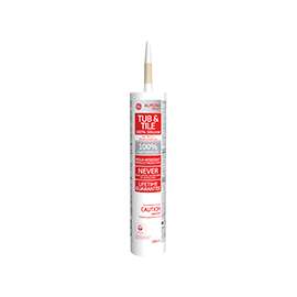 GE SE1181 Flexible Kitchen and Bath Sealant, 10.1 oz, Cartridge, Almond