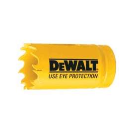DeWALT D180044 Tough Hole Saw, 5/8-18 Arbor, 1-13/16 in D Cutting, HSS Cutting Edge