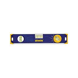 IRWIN 1794155 Torpedo Level, Locking Dial Vial, 3-Vial, 9 in L