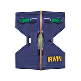 IRWIN 1794482 Post Level, Level/Plumb Vial, 3-Vial, Plastic