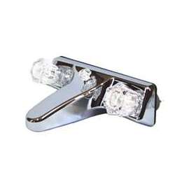 US Hardware P-050B Tub and Shower Diverter, 2-Faucet Handle, Plastic, Chrome