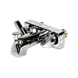 US Hardware P-670B Tub and Shower Diverter, 2-Faucet Handle, Brass, Chrome
