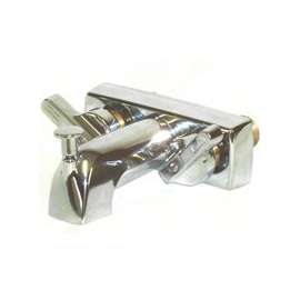 US Hardware P-671B Tub and Shower Diverter, 2-Faucet Handle, Brass, Chrome