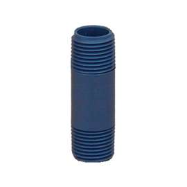 GENOVA 3404025 Pipe Nipple, 3/4 in MIP x MIP, 2-1/2 in L, Gray